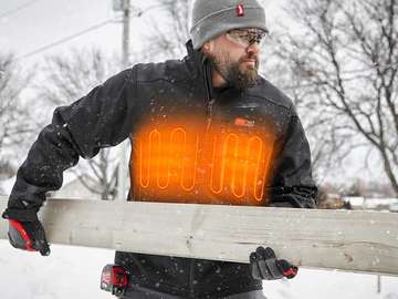 Blousons chauffants et gants hiver Milwaukee