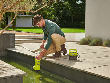 pompe d’évacuation sur batterie 18 V ONE+ RY18SPA Ryobi