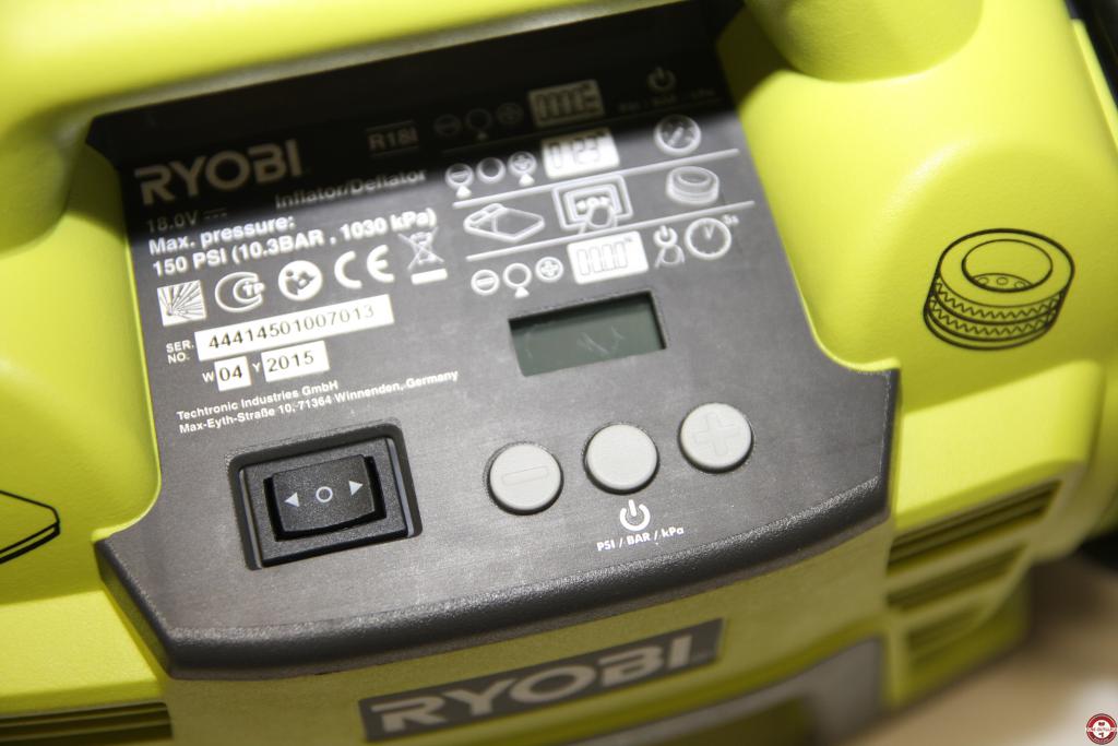 Test complet et avis du gonfleur RYOBI ONE+ R18I - Zone Outillage