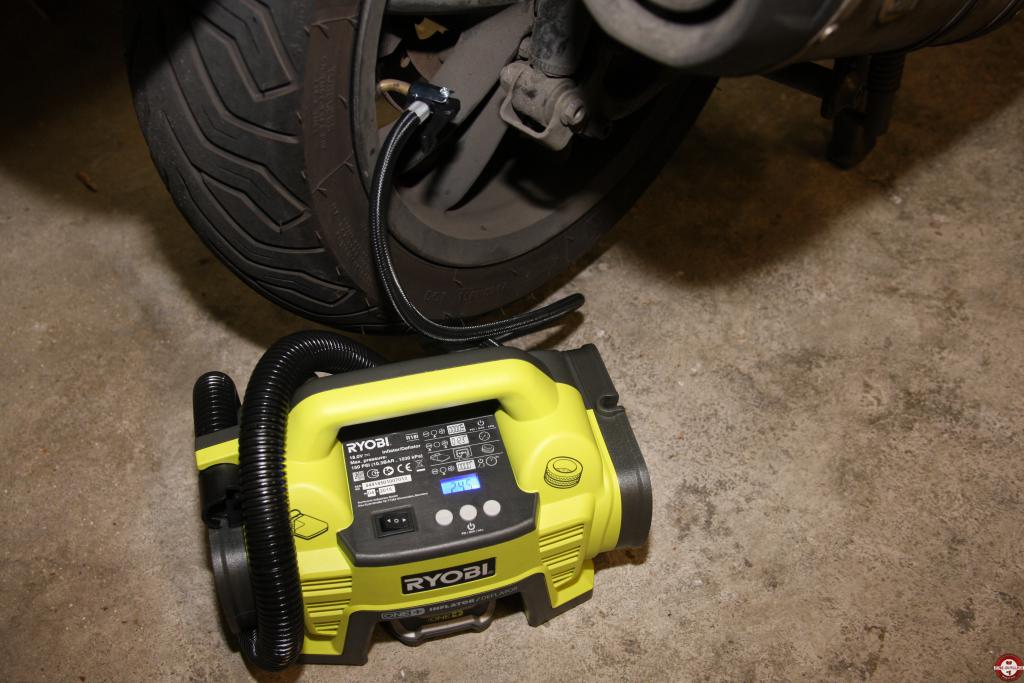 Test complet et avis du gonfleur RYOBI ONE+ R18I - Zone Outillage