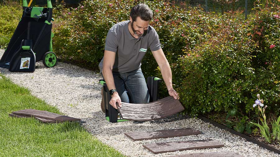 Dalles de chemin PRGOMPJ001 ECO Garden Ribimex Dalles de chemin PRGOMPJ001 ECO Garden Ribimex