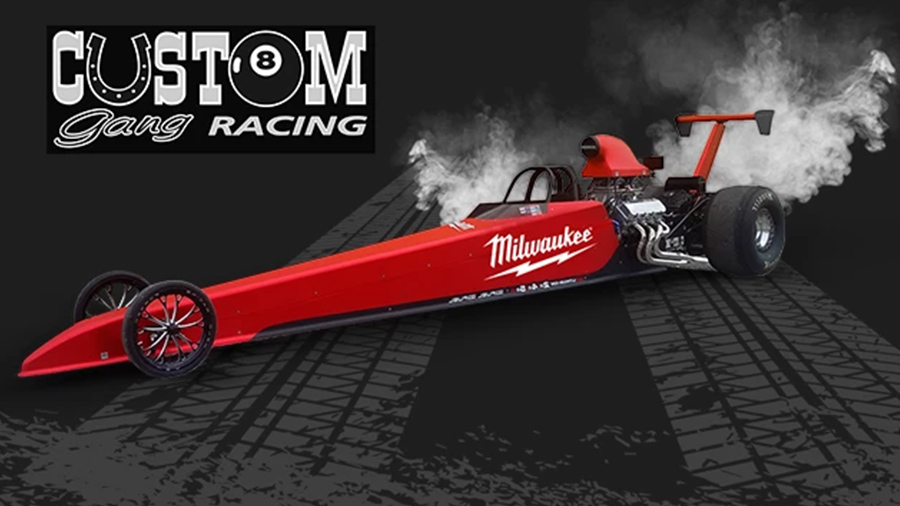 Dragster Milwaukee du Custom Gang Racing