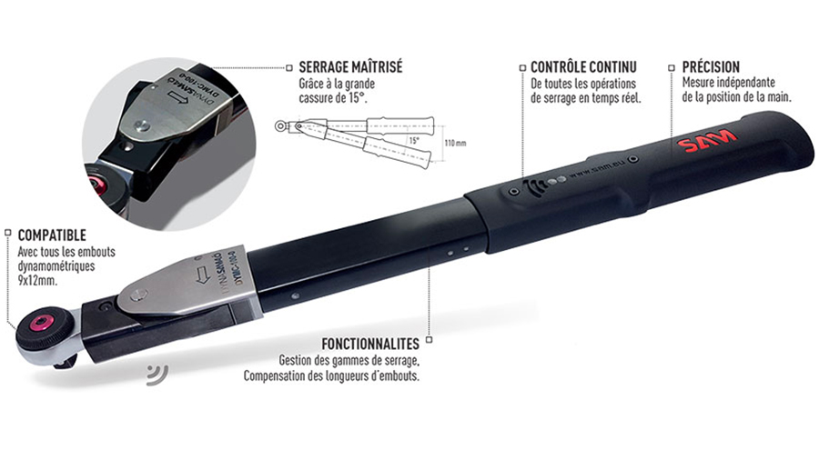 Optimisez vos serrages avec la clé dynamométrique DYNASAM 4.0 SAM Outillage  - Zone Outillage