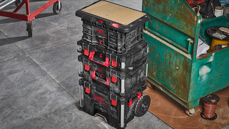 3 nouveautés PACKOUT Milwaukee pour plus d'efficacité dans l'organisation,  le stockage et le transport de tous vos outils - Zone Outillage