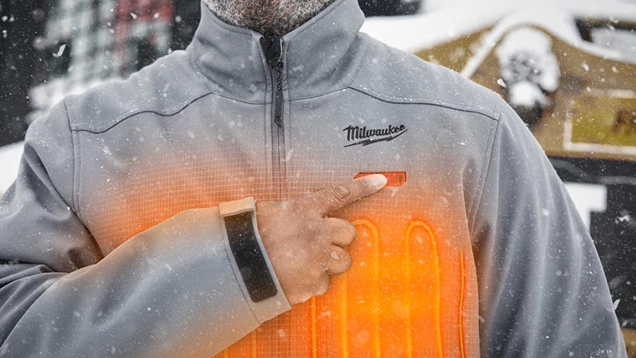 Milwaukee Tool Veste à capuche chauffante pour hommes X-Large M12 12V  Lithium-Ion High -Vi